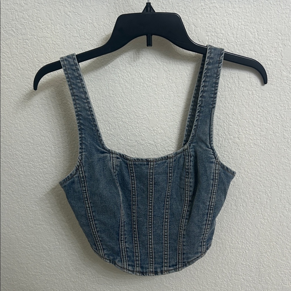 Denim Women's Crop Top